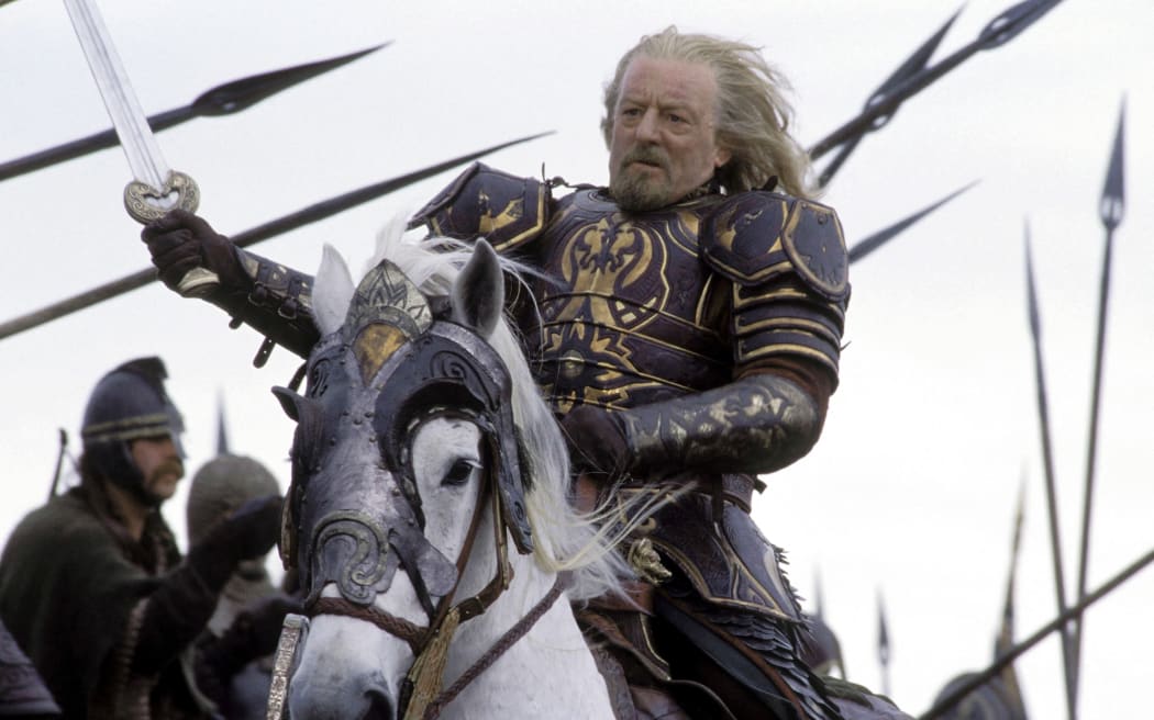 Bernard Hill in the film The Lord of the Rings: The Two Towers (2002), directed by Peter Jackson.