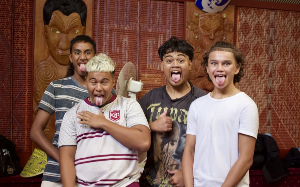 Te Puna Mataatahi - a haka rōpū from Keebra Park State High School on the Gold Coast - made its debut on the ASB Polyfest stage, marking a massive milesone for its kura and tauira.