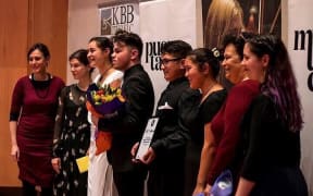 Te Ahi Kaa, winners of the NZCT Chamber Music Contest 2018 and adjudicators