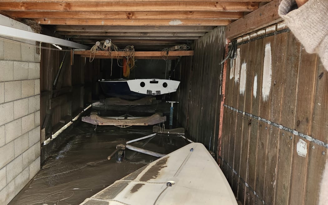 The flooding inside the Wairoa Yacht Club on Kopu Road reached its highest level the club had seen, says commodore Adrian Mayhead.