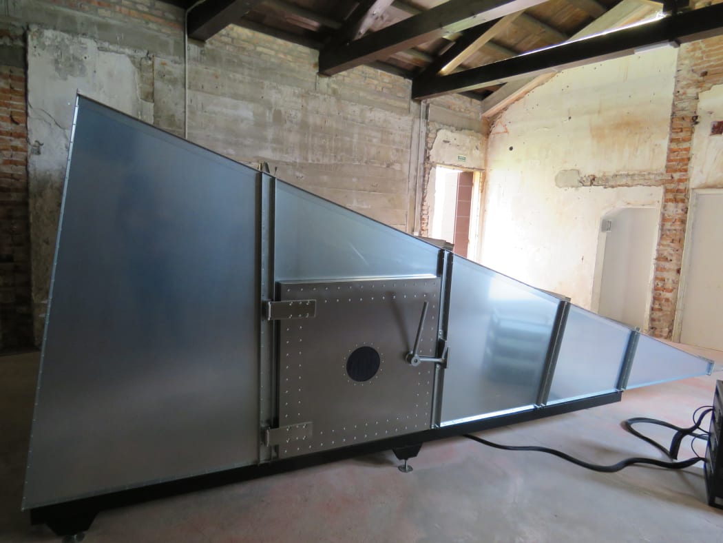 Dane Mitchell has spent more than 18 months researching and compiling a List of Lists of the lost that make up Post hoc, his sonic and sculptural contribution to the Venice Art Biennale. This machine reads out the names of New Zealand's extinct species.