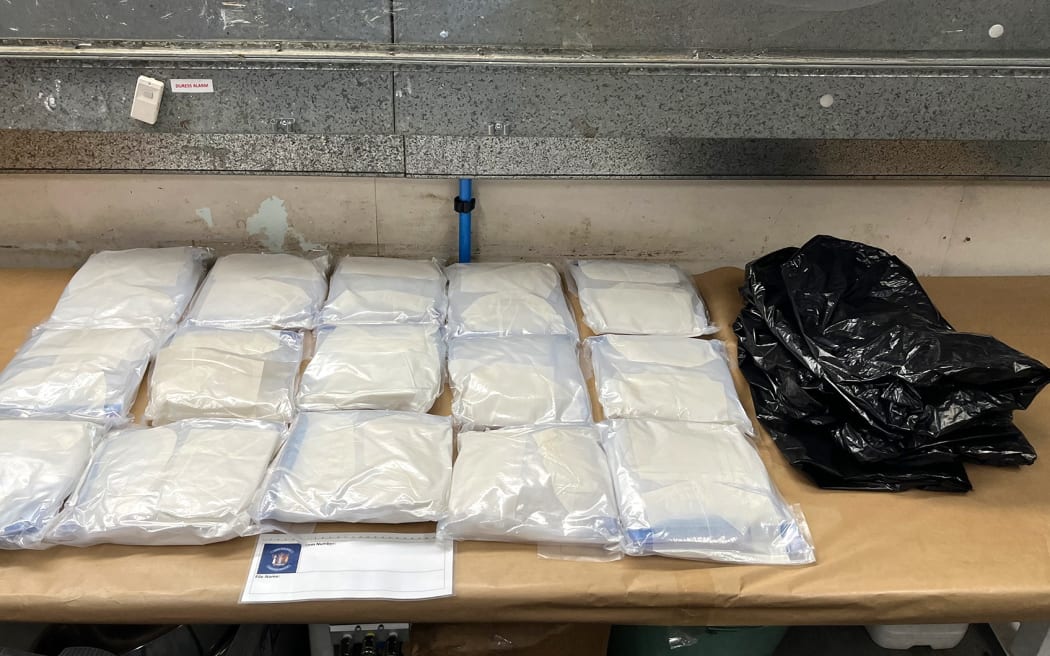Fifteen vacuum-sealed packages containing a crystal-like substance, which tested positive for meth, were found hidden among clothing in a Canadian teenager's suitcase.