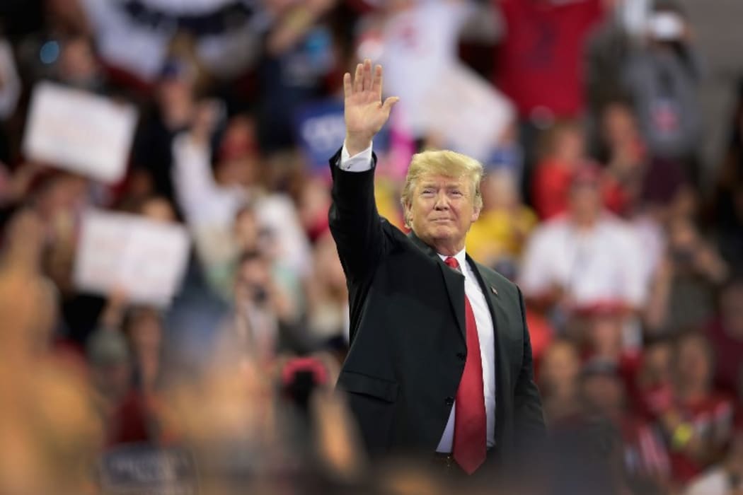 President Donald Trump announced the return of US troop remains from North Korea at a campaign rally in Minnesota on 20 June.