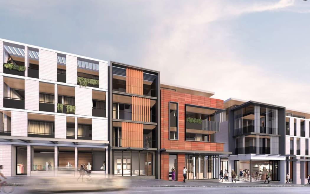 Updated Panuku complex design for corner of Dominion and Valley Roads in Mt Eden