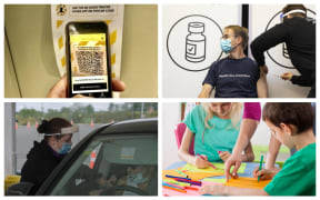 Mandatory use of Covid Tracer app, Ashley Bloomfield is vaccinated, free childcare for essential workers and a big drive-through facility opens in Auckland