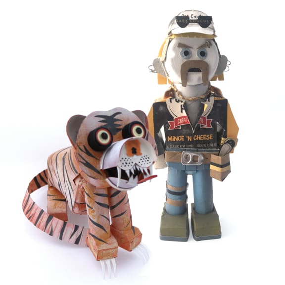Joe Exotic, one of the main characters of the Netflix documentary, Tiger King. As made by Scott Savage and Colleen Pugh.