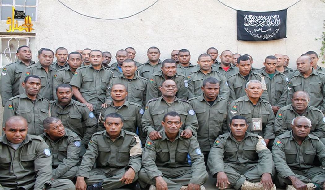 The 45 Fiji soldiers captured by al-Nusra in Golan Heights.