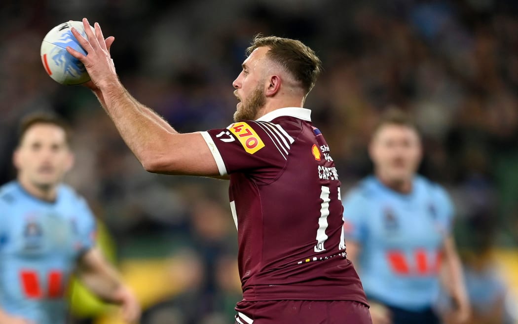 Kurt Capewell, NRL- State of Origin 2- NSW Blues v QLD Maroons at the MCG ,Melbourne, 26 June 2024.