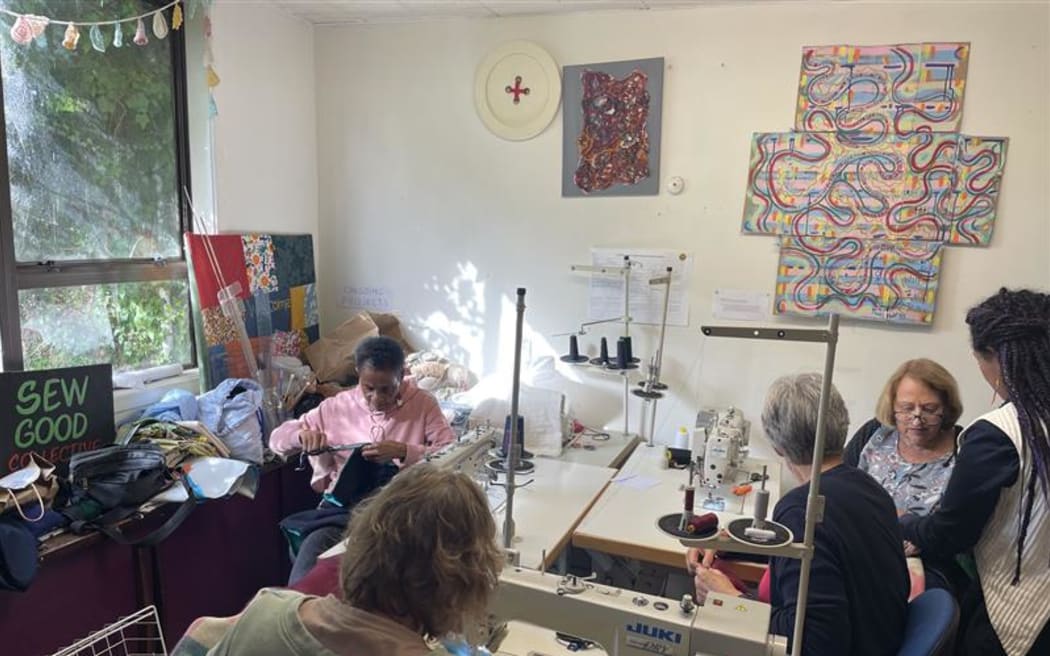 The Sew Good Collective volunteers