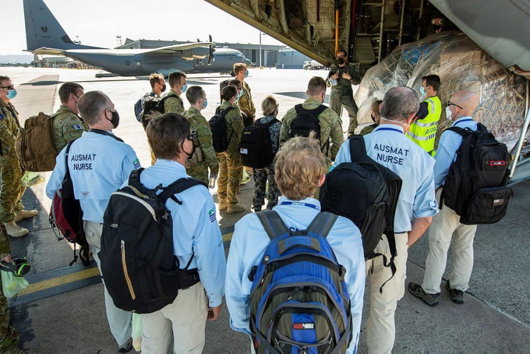 AUSMAT medical team deploys to Papua New Guinea along with ADF personnel, all helping in PNG's Covid-19 response.
