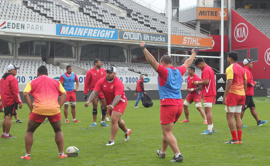 Ben Tameifuna (c) will finally make his 'Ikale Tahi debut at Eden Park.