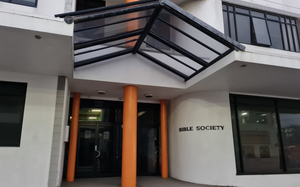 A building in central Wellington which is home to the Bible Society has been damaged by fire.
