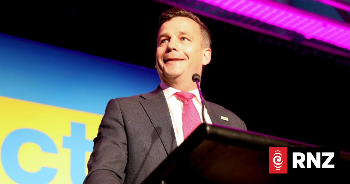 ACT leader David Seymour delivers 'State of the Nation' speech | RNZ