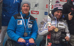 Corey Peters (L) and Christoph Kunz.
