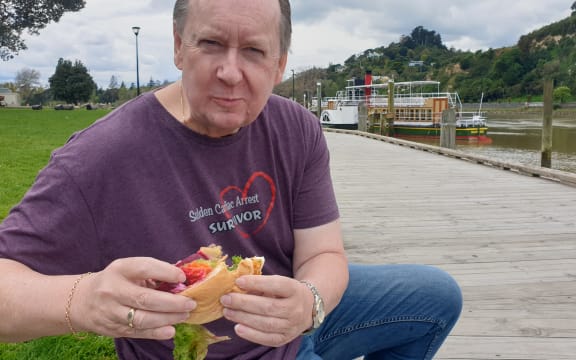 Geoff Horne was able to find plenty of places that serve a beetroot burger in Whanganui thanks to the internet.