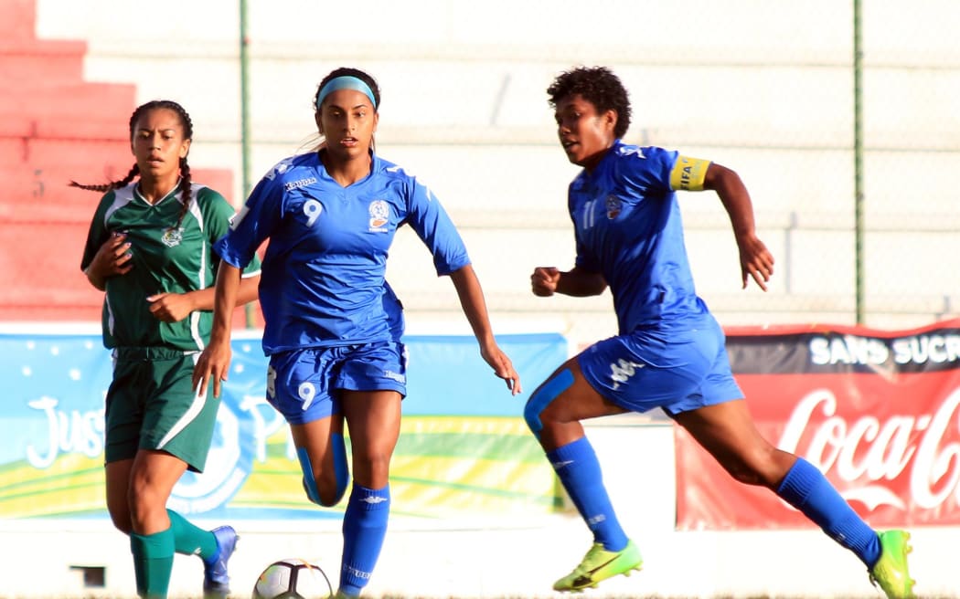 US based striker Trina Davis also got on the score-sheet for Fiji.
