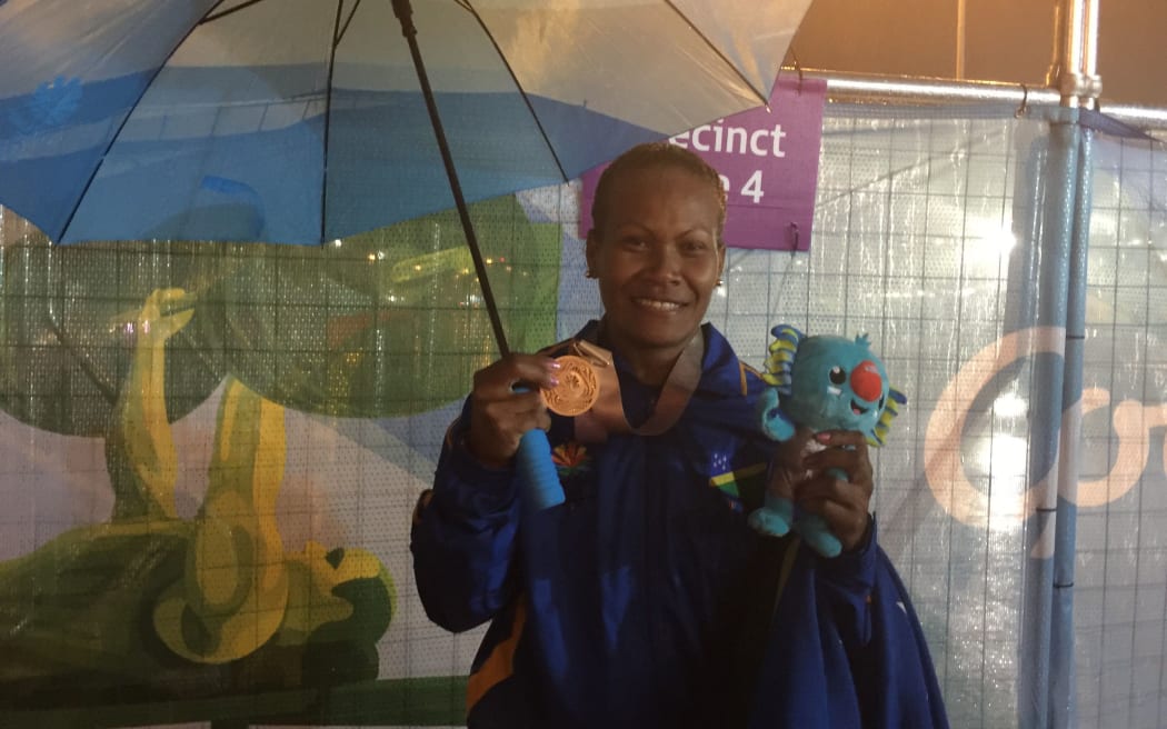 Weightlifter Jenly Wini lifted with her Bronze at the Commonwealth Games