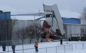 Southland stadium snow collapse.