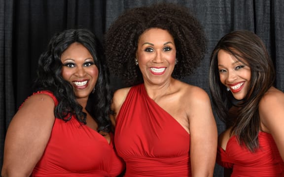 Ruth Pointer, centre, with daugher Issa, left and grandaughter Sadako.