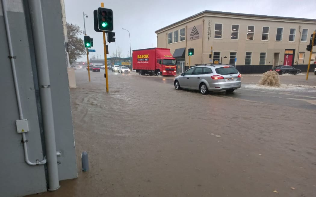 Flooding in Nelson, 26 May, 2025.