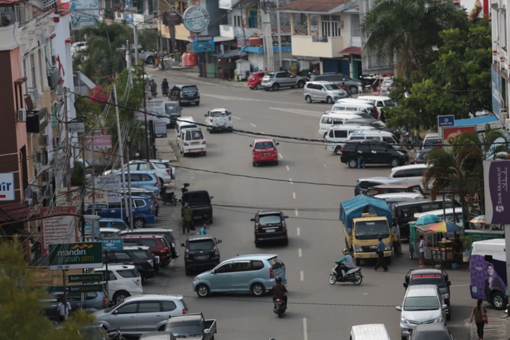 Downtown Jayapura.