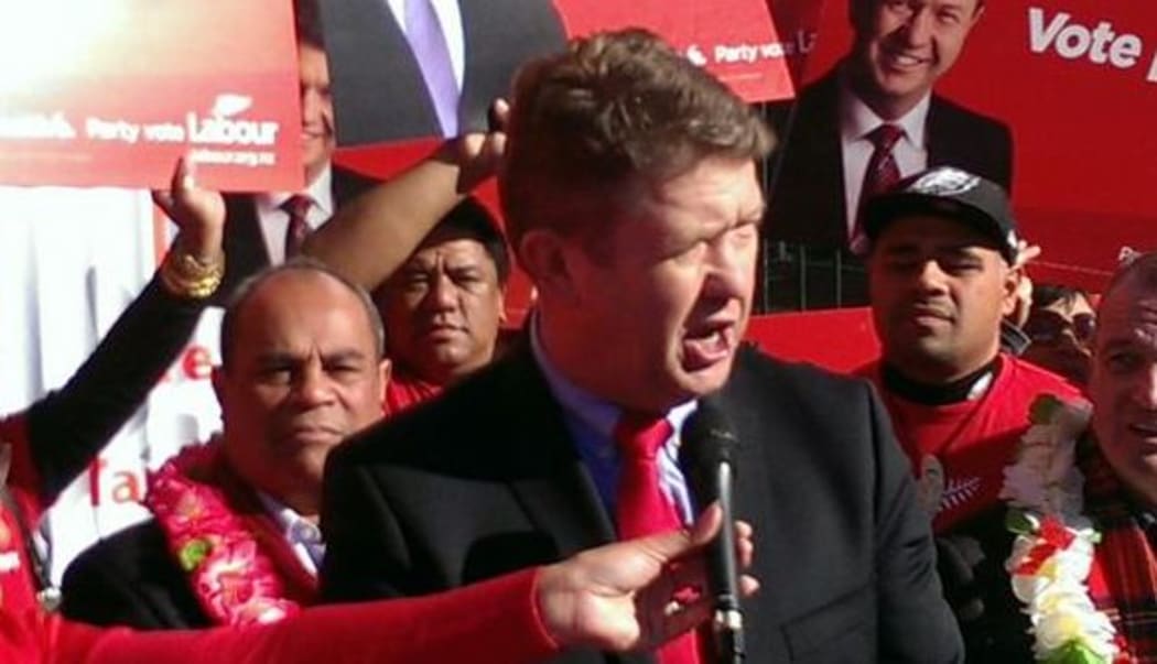 David Cunliffe at Otara Market in Manukau this morning.
