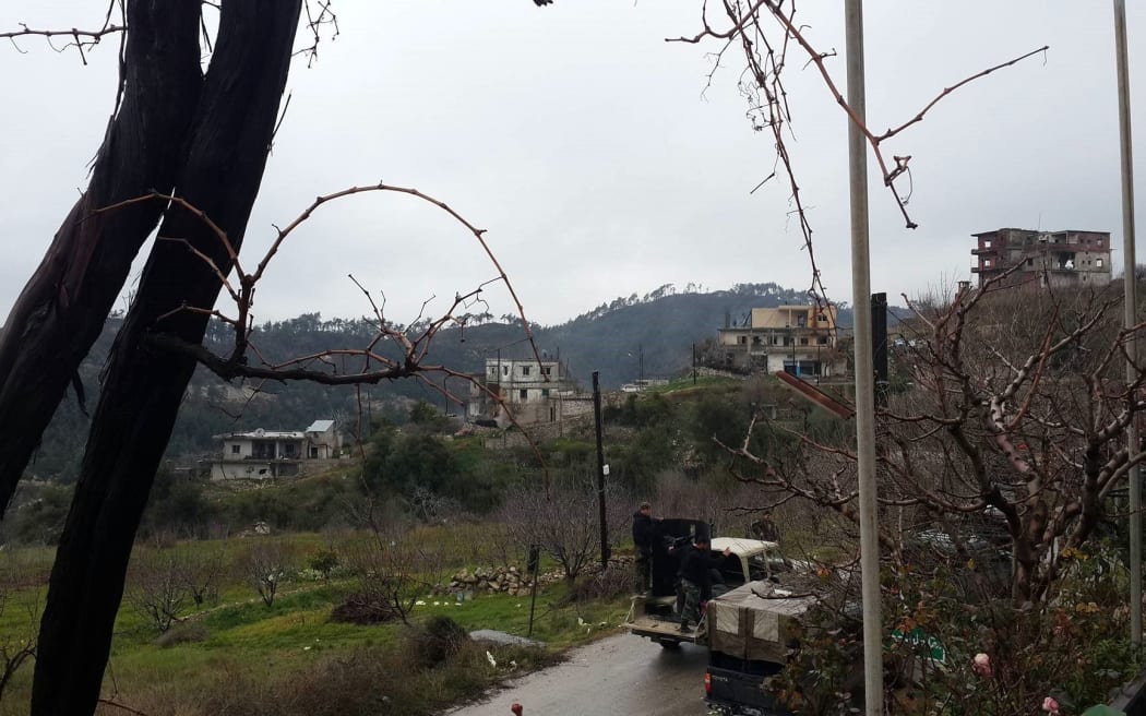 Syrian pro-government forces at Rabia on 24 January 2016.