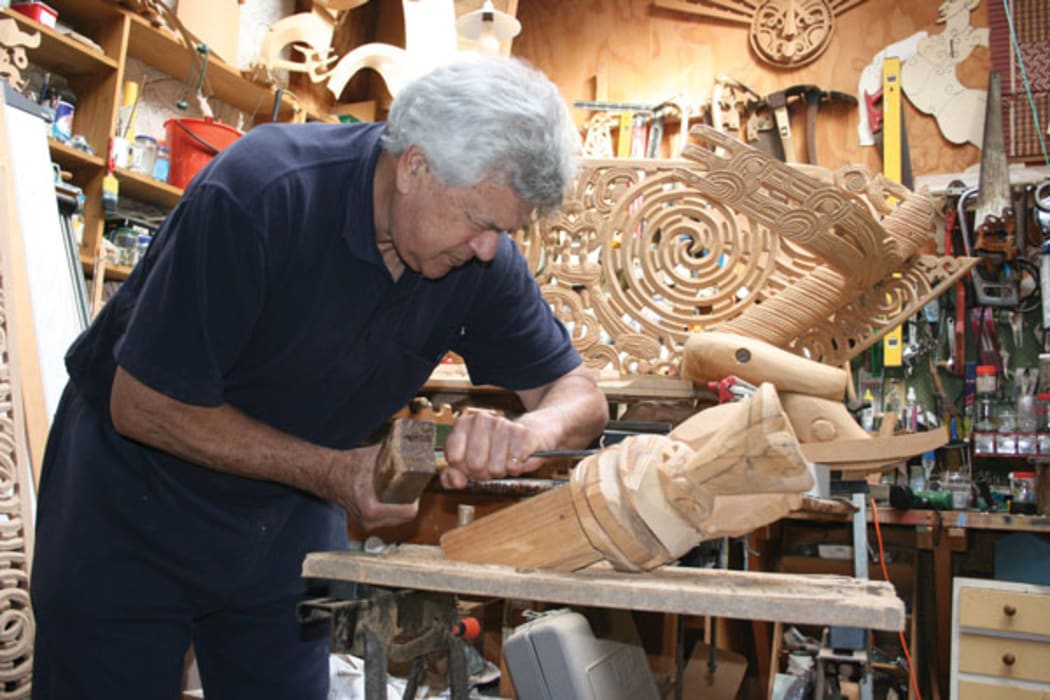 Dr Cliff Whiting's artwork is seen in many prominent buildings in the country.