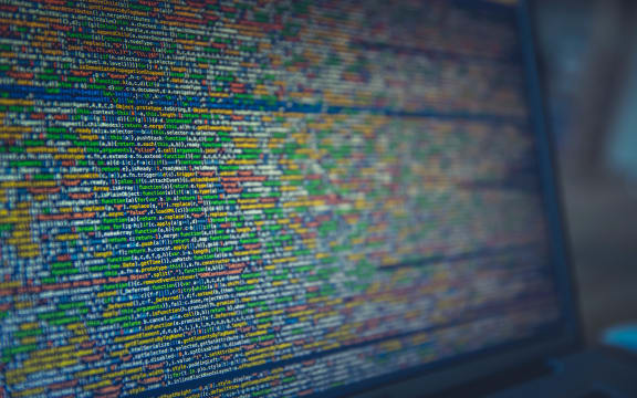 Complicated computer code. data. code. encryption