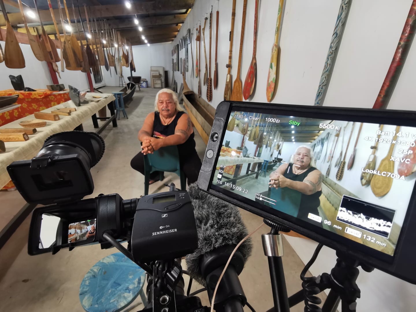 Mike Tavioni, Rarotonga land owner and artist