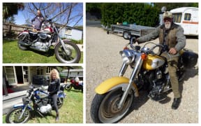 images from "Kiwis on Harleys" book by George Lockyer