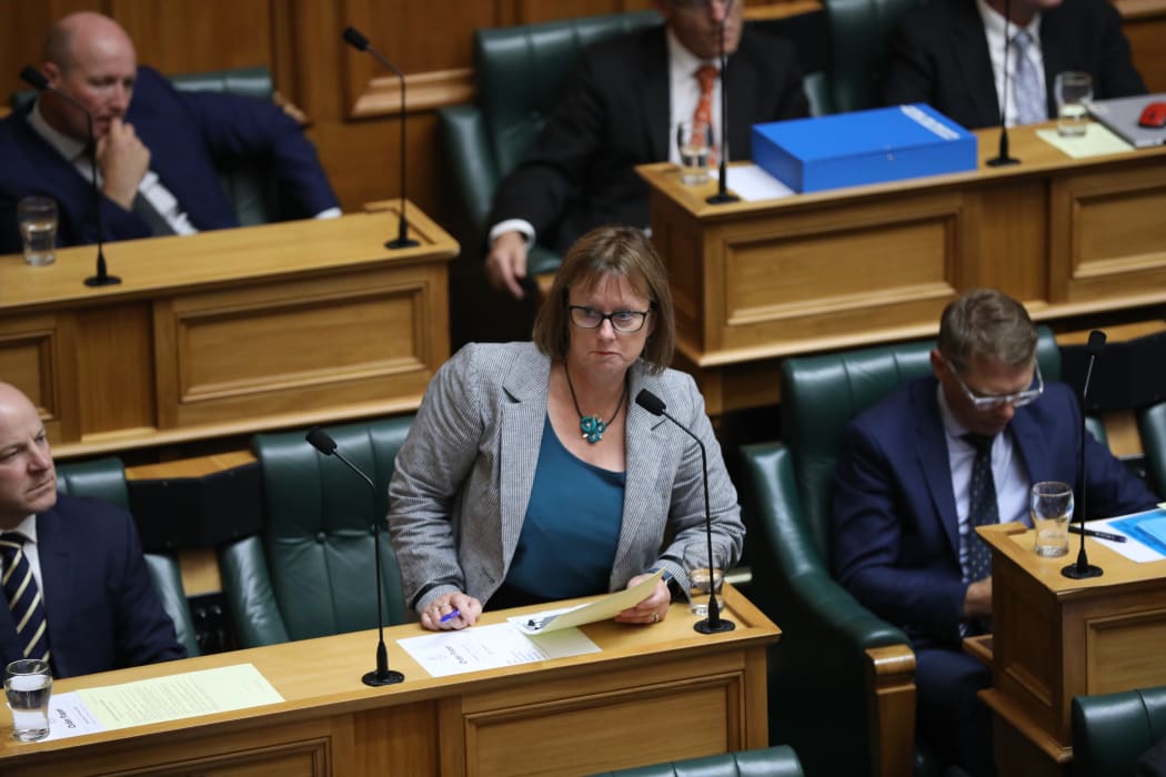 National MP Barbara Kuriger in the House.