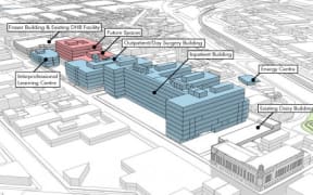 The plan for Dunedin Hospital.