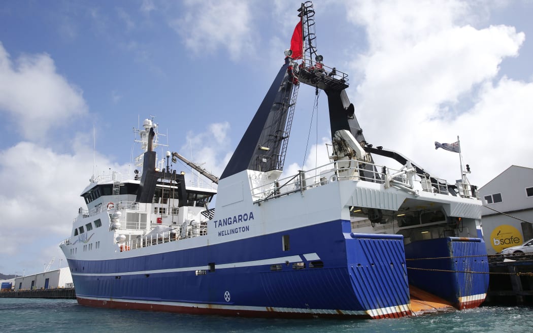 NIWA vessel, the Tangaroa.