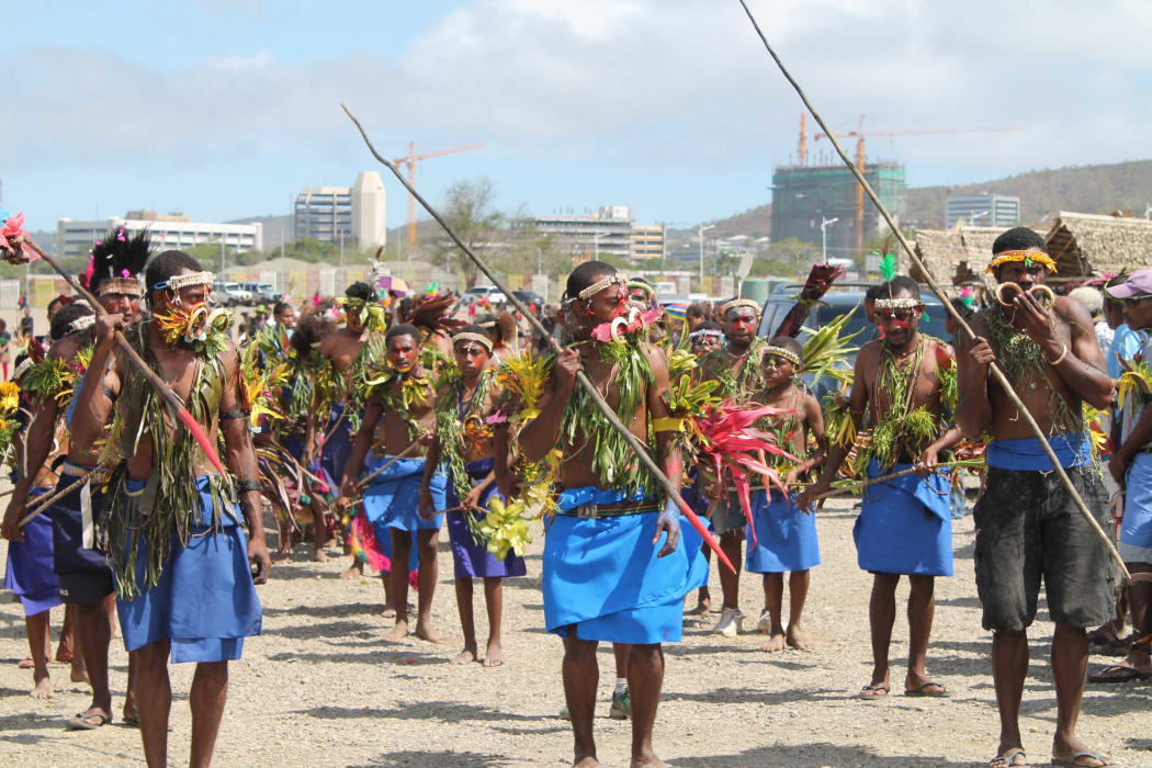 A traditional dance from Papua New Guinea's islands region performed at a cultural festival in the capital Port Moresby.