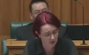 A screenshot from one of National's videos, highlighting MP Deborah Russell.
