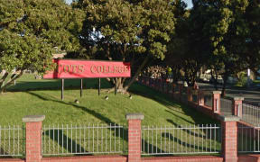Scots College sign.