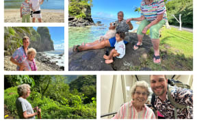 Brad Ryan and Grandma Joy in American Samoa