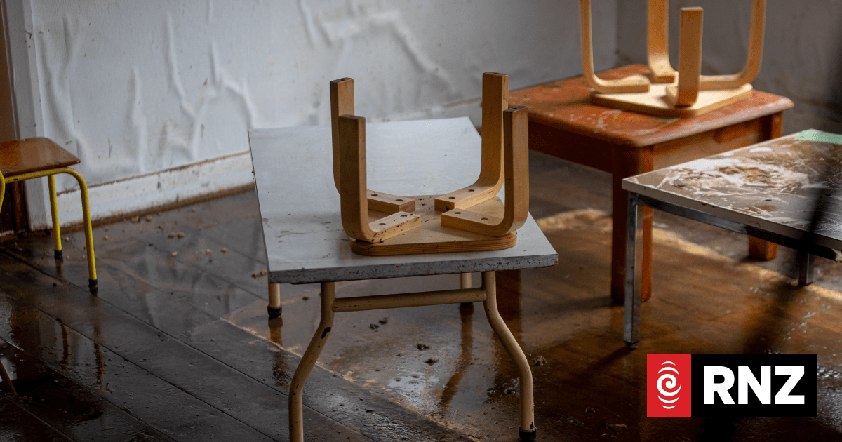 Wellington school contaminated by floodwaters