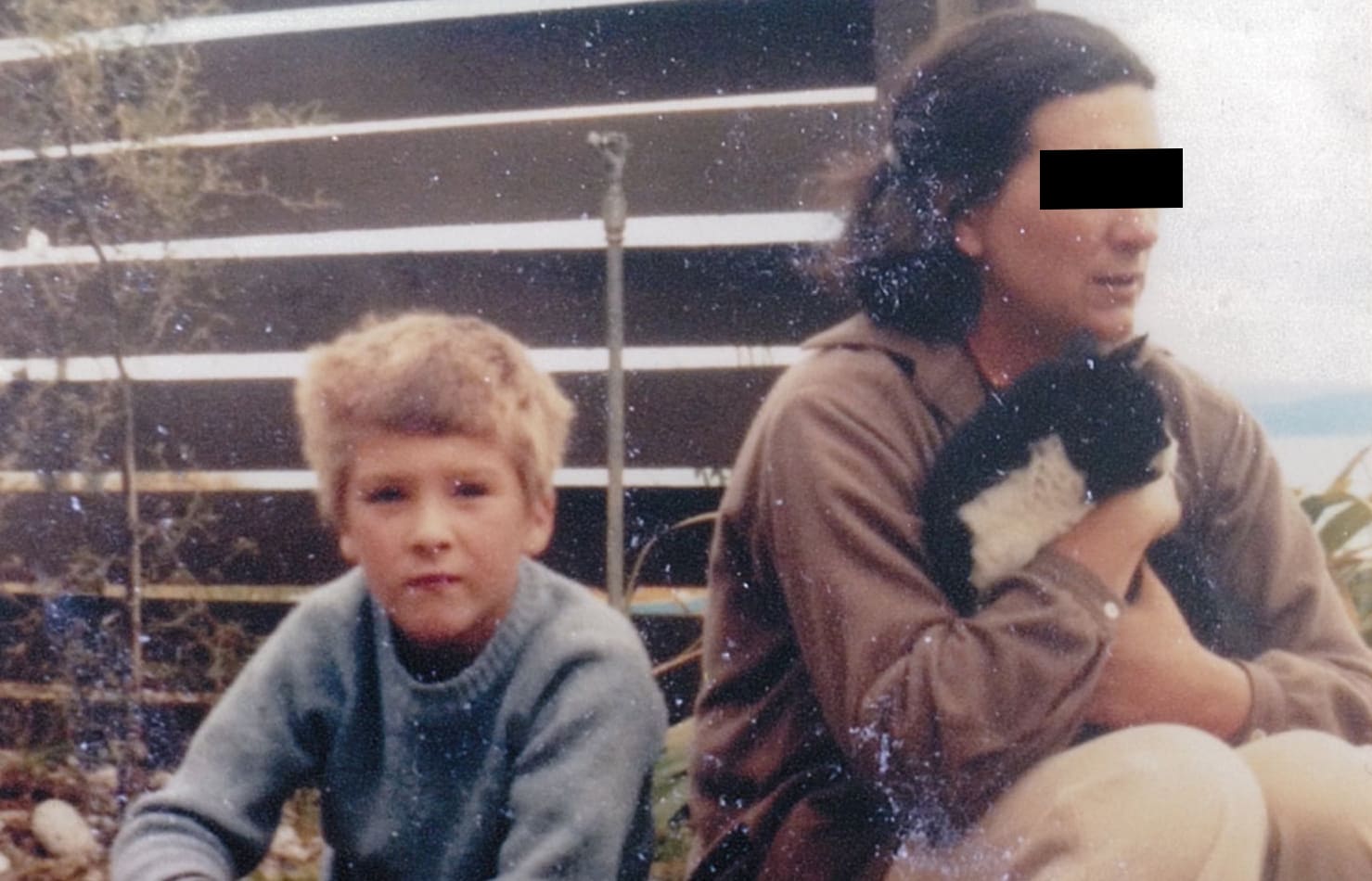 John Daniell and his mother