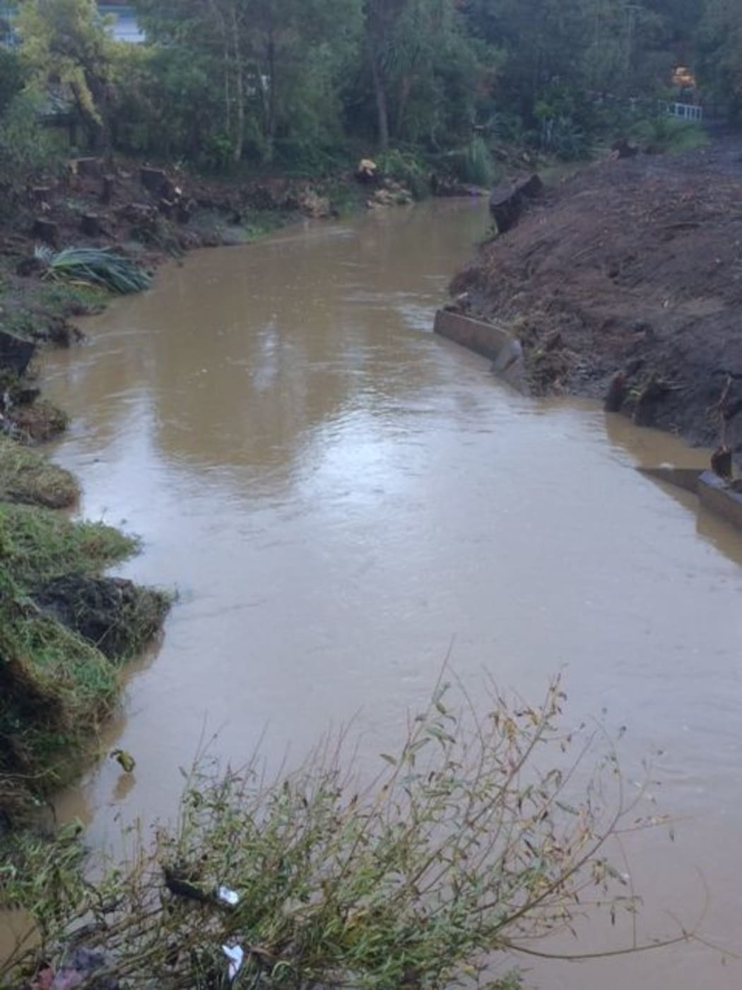 Flooding on Matatua Road