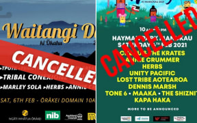 The Waitangi ki Ōkahu and Waitangi ki Manukau festivals have been cancelled due to concerns over Covid-19 community cases.