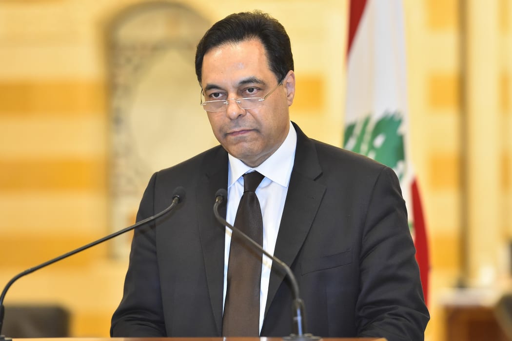 Prime Minister Hassan Diab announces his government's resignation amid popular outrage over the deadly Beirut port explosion.