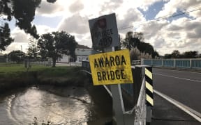 Tide's out in Awaroa River, Helensville which flows into the Kaipara Harbour.