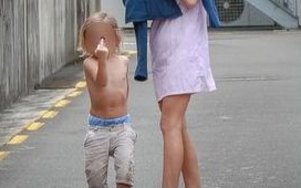 A message for the media from the junior 'unruly tourist' in January 2019