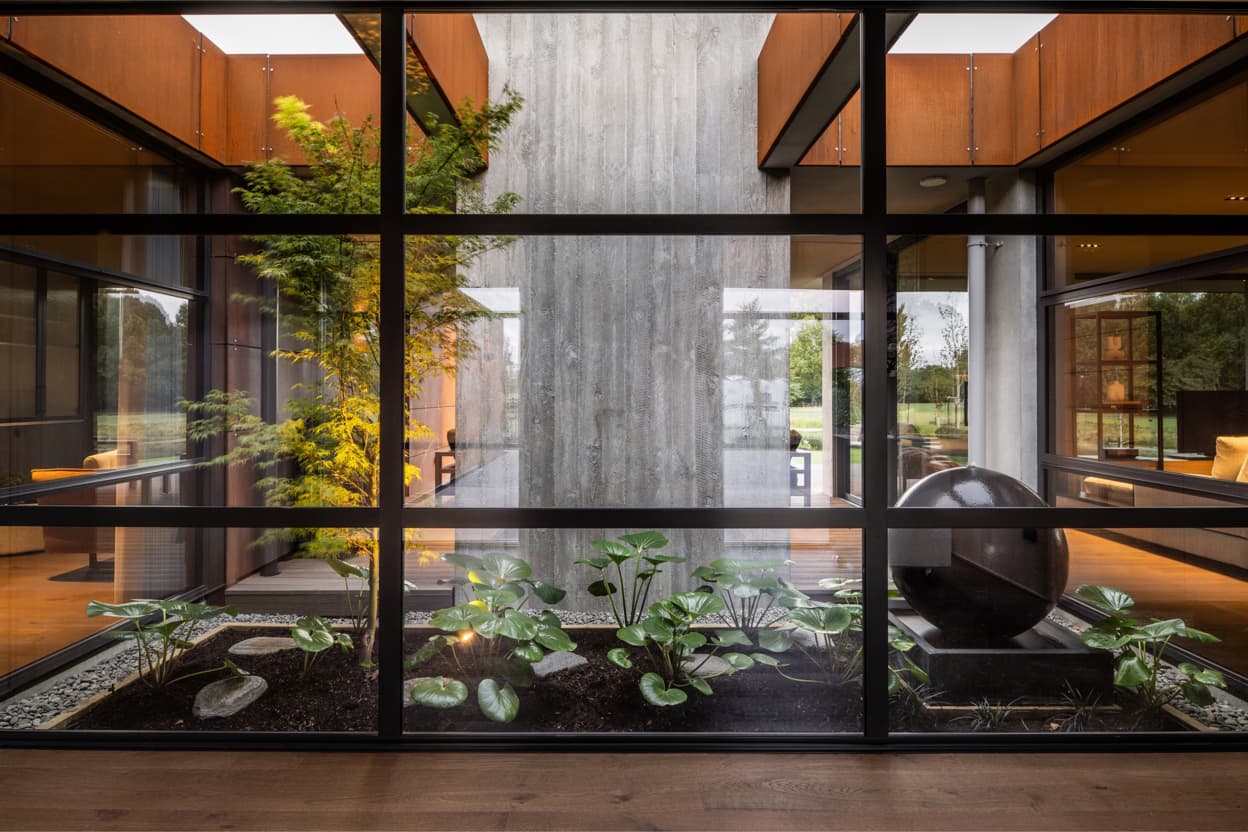 Gareth Ritchie of Archco Architecture designed this Burntwood Lane dwelling, nestled in Pegasus Golf Course, North Canterbury.