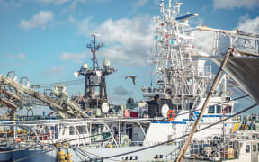 69760535 - scenery of the fishing port
