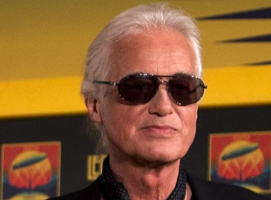 Led Zeppelin's (L-R) John Paul Jones, Robert Plant and Jimmy Page in 2012.