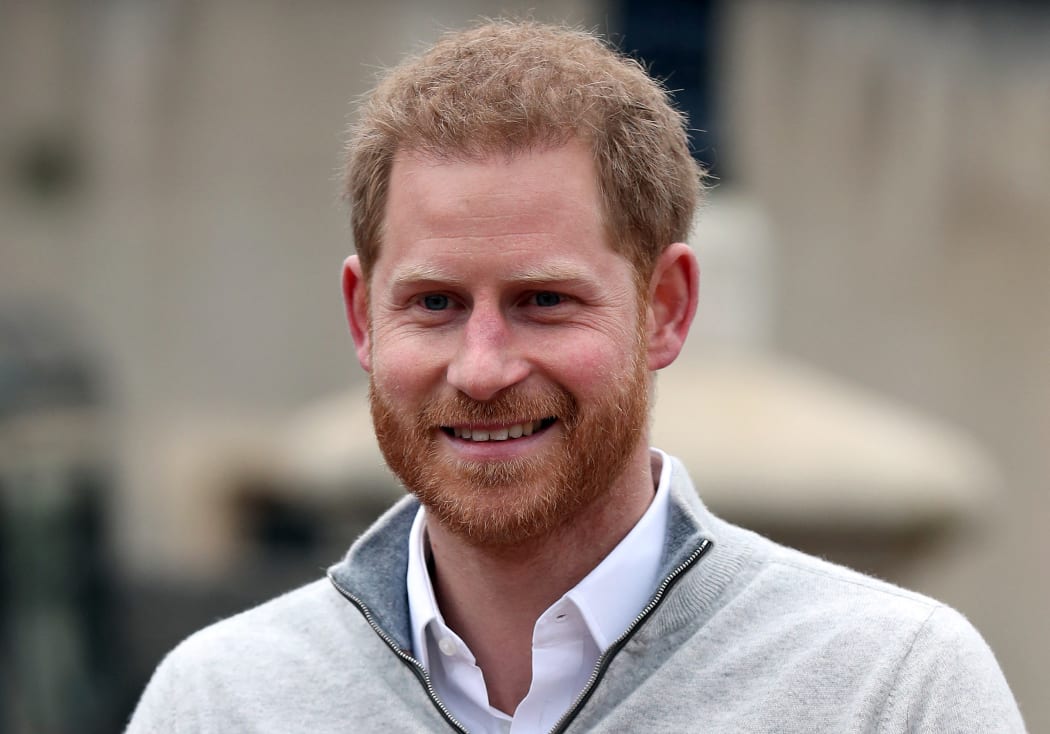 Britain's Prince Harry at Windsor Castle in Windsor, west of London on May 6, 2019