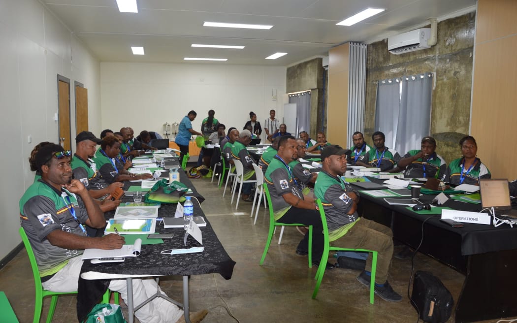 Provincial Logistics Assistants attending a pre-election workshop in Port Moresby